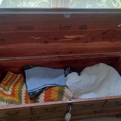 Vintage Lane Chest with Bench Cushion