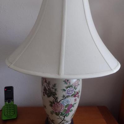 Chinoiserie Design Ceramic Table Lamp