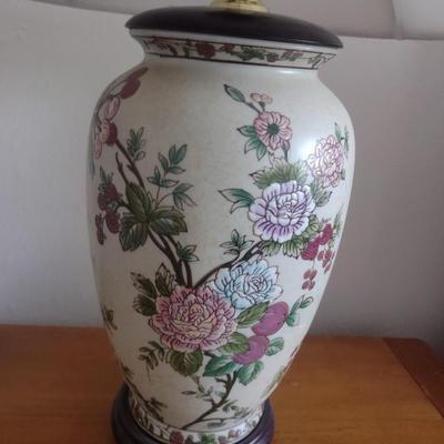Chinoiserie Design Ceramic Table Lamp