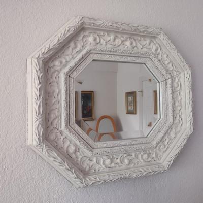 Pair of Resin Framed Matching Wall Mirrors