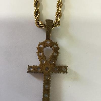 GLD cross necklace