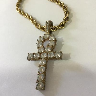 GLD cross necklace