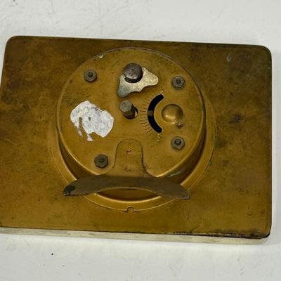 Sale Photo Thumbnail #404: Hands can be adjusted, but mechanical winder is frozen.  Non-working, good only for display unless opened up for repair.
