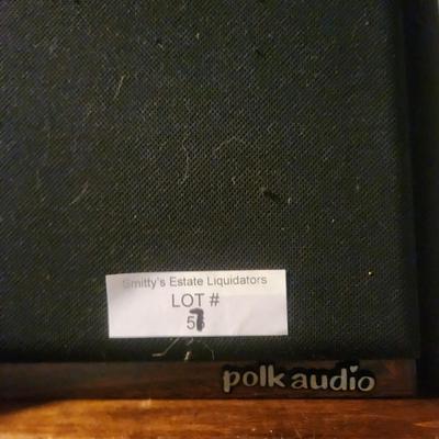 Vintage Polk Audio Speakers 2 5B Speakers with 1 CS150