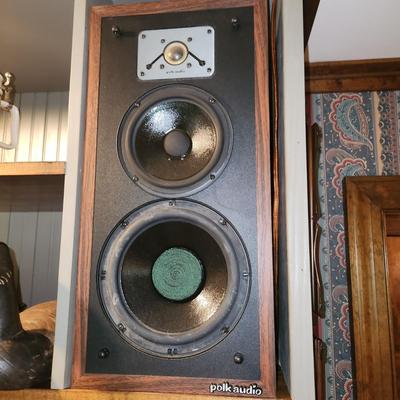 Vintage Polk Audio Speakers 2 5B Speakers with 1 CS150