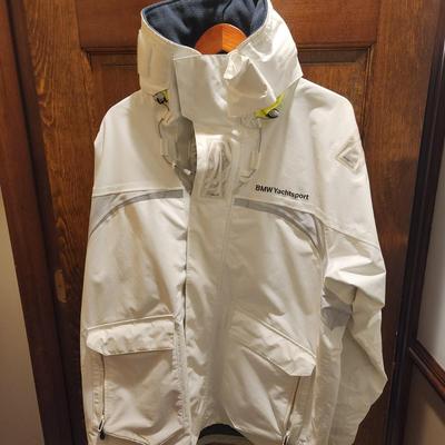 Henri Lloyd BMW Yatchtsport White Polo by Ralph Lauren Jacket Size L Large
