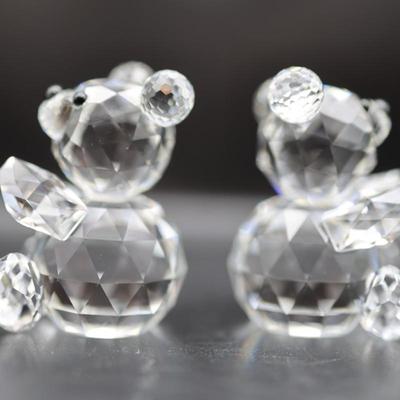 SWARVOSKI Crystal Bears (2)