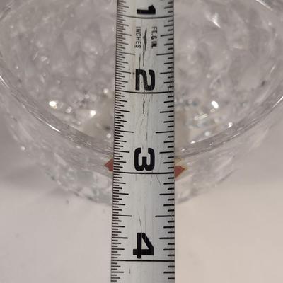 Gorham Crystal Althea Pocket Vase- Approx 4 1/2" Tall