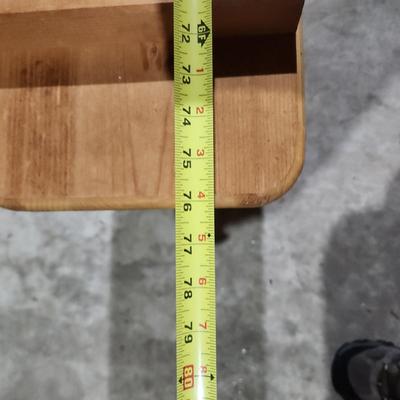 2 Solid Wood Folding Benches 76x10