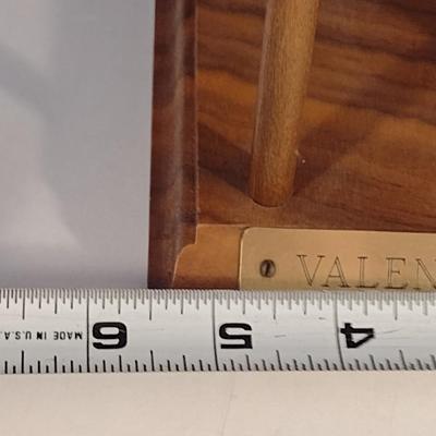 Vintage 'Valentine Gift' Goebel Hummel Figurine with Wooden Stand