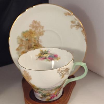 Collection of Tea Cups and Saucers- Assorted Makers- Four Pieces