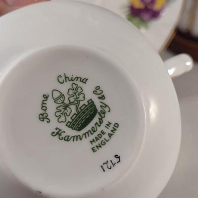Collection of Tea Cups and Saucers- Assorted Makers- Four Pieces