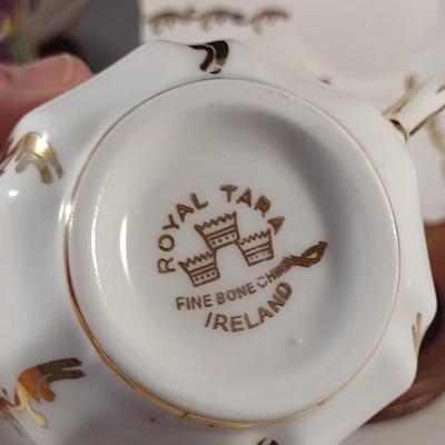 Collection of Tea Cups and Saucers- Assorted Makers- Four Pieces