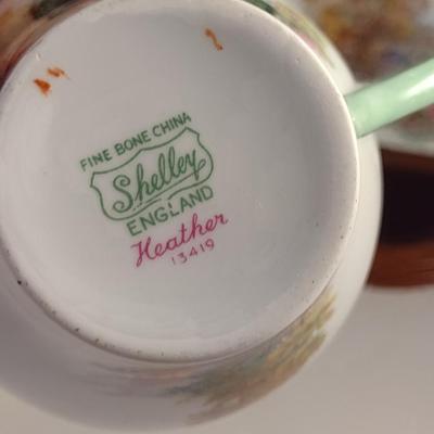 Collection of Tea Cups and Saucers- Assorted Makers- Four Pieces