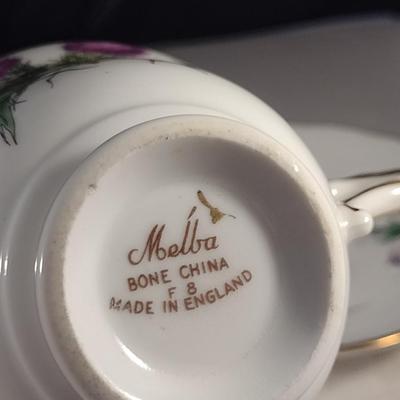Collection of Tea Cups and Saucers- Assorted Makers- Six Pieces