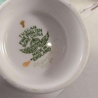 Collection of Tea Cups and Saucers- Assorted Makers- Six Pieces