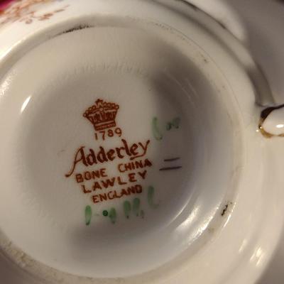 Collection of Tea Cups and Saucers- Assorted Makers- Five Pieces