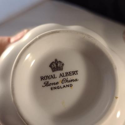 Collection of Tea Cups and Saucers- Assorted Makers- Five Pieces