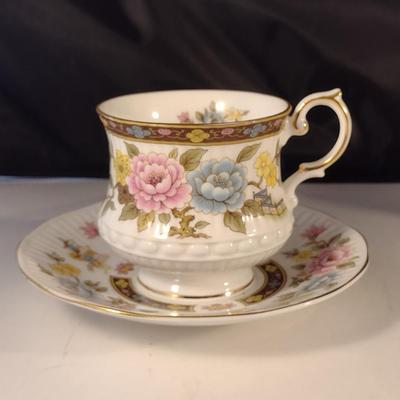 Collection of Tea Cups and Saucers- Assorted Makers- Five Pieces