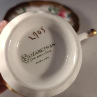 Collection of Tea Cups and Saucers- Assorted Makers- Five Pieces