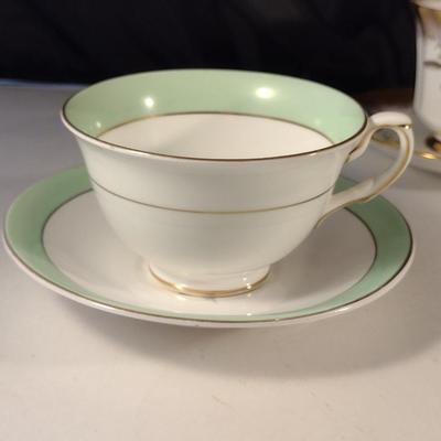 Collection of Tea Cups and Saucers- Assorted Makers- Five Pieces