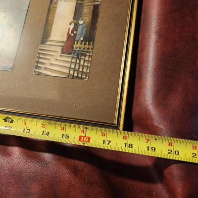 Lot of 3 Framed Fire Fighting Theme , Postcards, Fire Fire Sheet Music, Mystic Seaport press