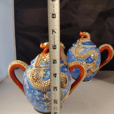 Collection of Kutani Japanese Dragonware- Approx 21 Pieces