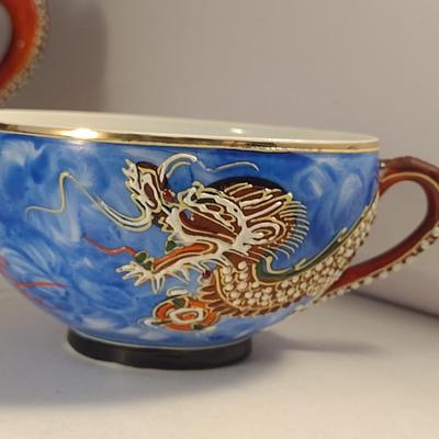 Collection of Kutani Japanese Dragonware- Approx 21 Pieces