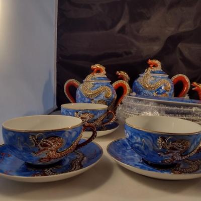 Collection of Kutani Japanese Dragonware- Approx 21 Pieces