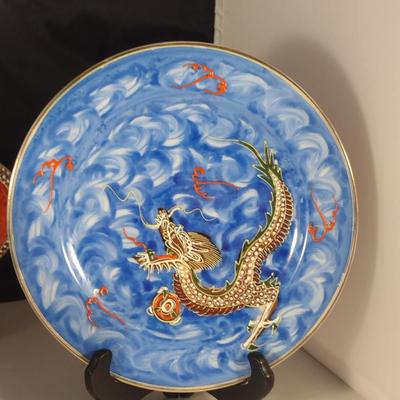 Collection of Kutani Japanese Dragonware- Approx 21 Pieces