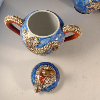Collection of Kutani Japanese Dragonware- Approx 21 Pieces