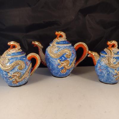 Collection of Kutani Japanese Dragonware- Approx 21 Pieces