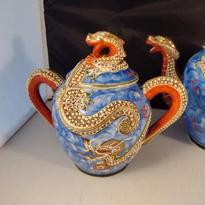 Collection of Kutani Japanese Dragonware- Approx 21 Pieces