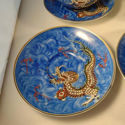 Collection of Kutani Japanese Dragonware- Approx 21 Pieces