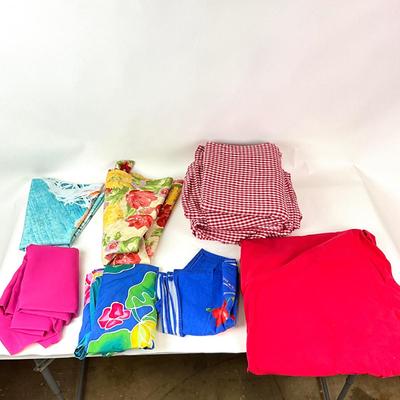 Sale Photo Thumbnail #1328: Big Red Linen measures: 9'10" long x 5'4" wide