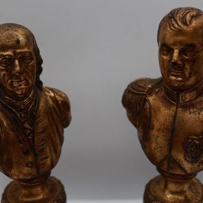 Borghese Vintage Classical Bust Statue Bookends
