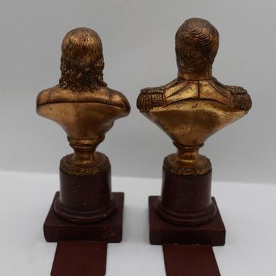 Borghese Vintage Classical Bust Statue Bookends