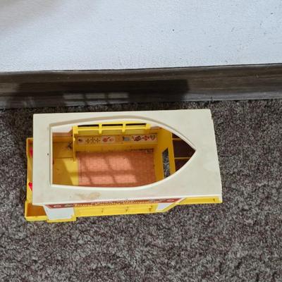 Vintage Fisher-Price Play Family A-Frame House & Camper Top – 1970s