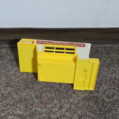 Vintage Fisher-Price Play Family A-Frame House & Camper Top – 1970s