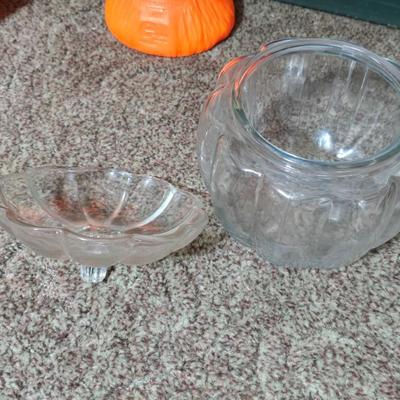 Vintage Halloween Blow Mold & Pumpkin Décor Lot