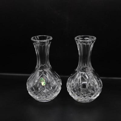 Pair of WATERFORD Crystal Vases