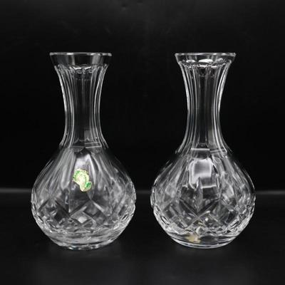 Pair of WATERFORD Crystal Vases
