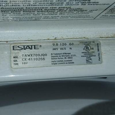 Estate Heavy-Duty Top Load Washing Machine - Currently being used by tenant