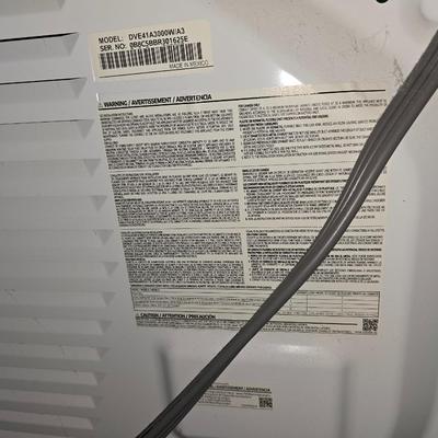 Samsung Moisture Sensor Dryer – Model DVE41A3000W - Currently in use by tenant