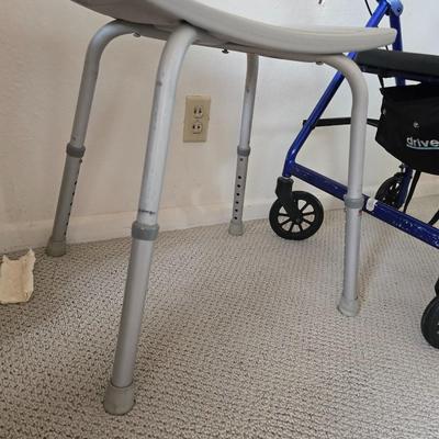 Mobility Aid Lot – Drive Rollator Walker & Shower Stool