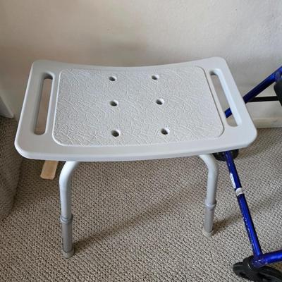 Mobility Aid Lot – Drive Rollator Walker & Shower Stool