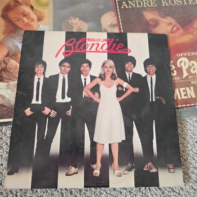 Turntable & Vintage Vinyl Record Collection - LP Albums