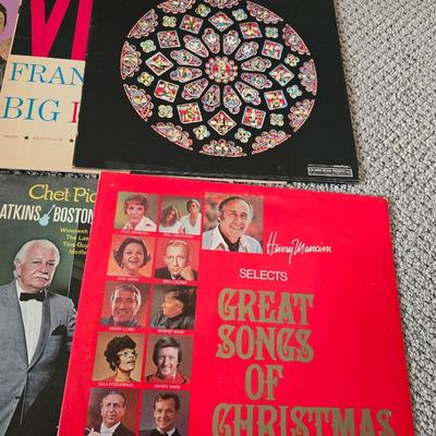 Vintage Christmas & Broadway Vinyl Record Collection - LP Albums