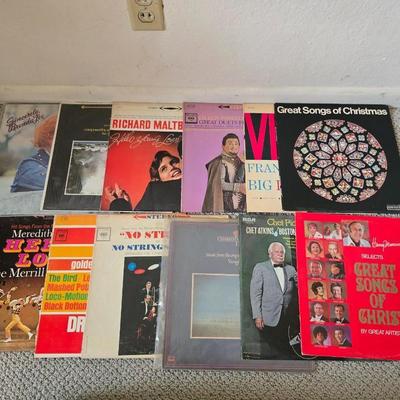 Vintage Christmas & Broadway Vinyl Record Collection - LP Albums