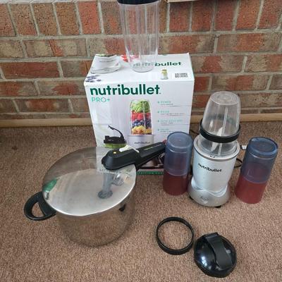 NutriBullet Pro+ Blender & Farberware NutriMaster Pressure Cooker